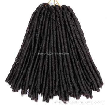 12 Inch Goddess Faux locs Crochet Hair 6  Crochet Hair Extensions Faux locs Braiding Hair Afro Kinky Soft Dreadlocs